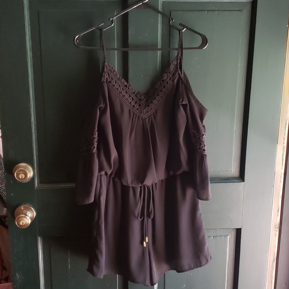 CUTE black shorts romper